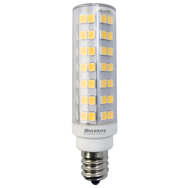 Bulbrite - 1/6/00 Watts - T6 - E12 Base - 2700KK - 120 Volts - Clear - LED6E12/27K/120/D-2PK