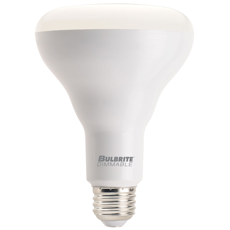 Bulbrite - 8 Watts - BR30 - E26 Base - 3000KK - 120 Volts - Frost - LED8BR30/830/D/4-4PK