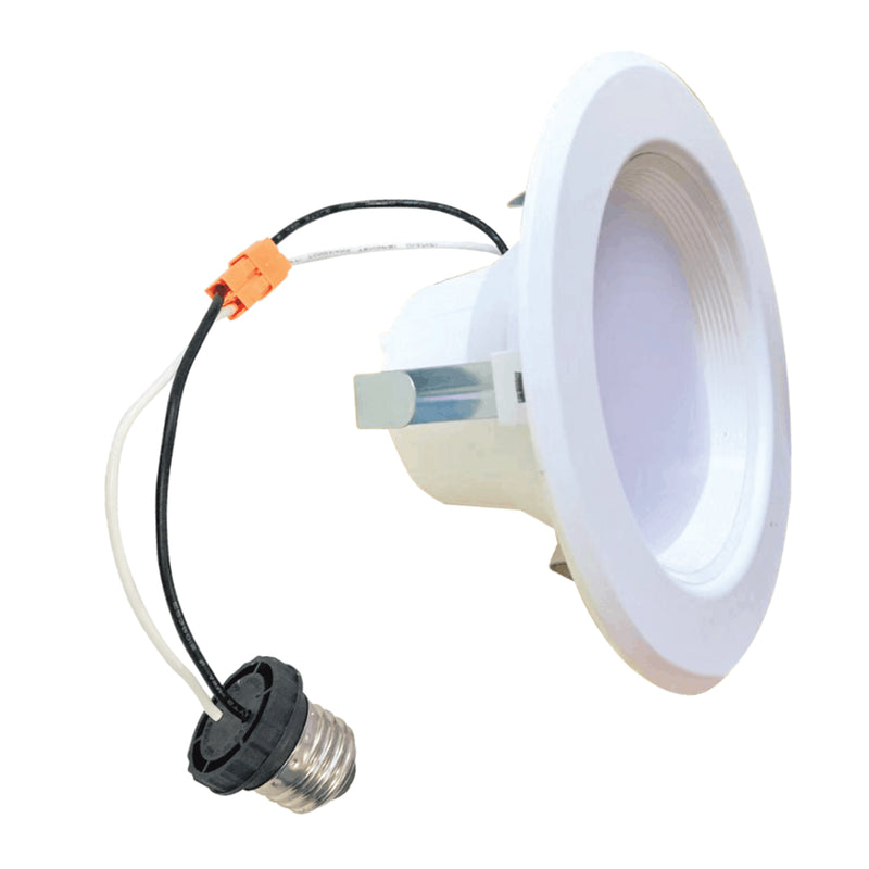 Bulbrite - 9 Watts - 4" DWNLGT - E26 Base - 2700KK - 120 Volts - White - LED9REC/4/927/WHRD/D-4PK