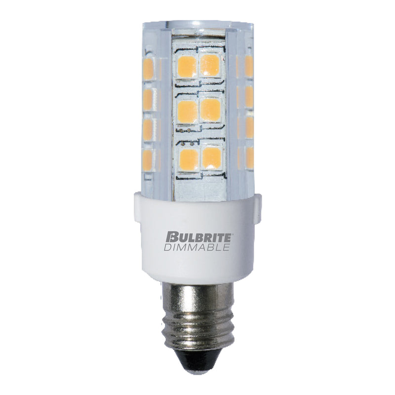 Bulbrite - 4.5 Watts - T4 - E11 Base - 3000KK - 120 Volts - Clear - LED4E11/30K/120/D-2PK