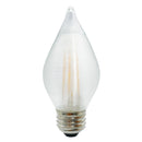 Bulbrite - 4 Watts - C15 - E26 Base - 2700KK - 120 Volts - SATIN - LED4C15/27K/FIL/SPUN/SAT-4PK