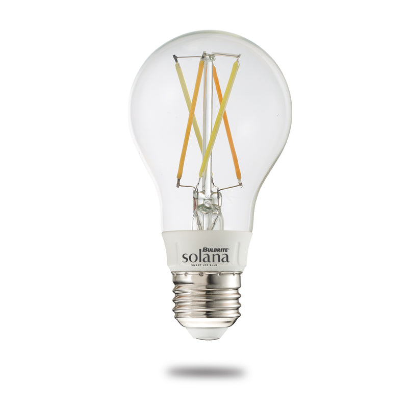 Bulbrite - 5.5 Watts - A19 - E26 Base - 2200K-6500KK - 120 Volts - Clear - SL5WA19/W/CL/2PK