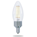 Bulbrite - 4 Watts - B11 - E12 Base - 2200K-6500KK - 120 Volts - Clear - SL4WB11/90/W/CL/3PK