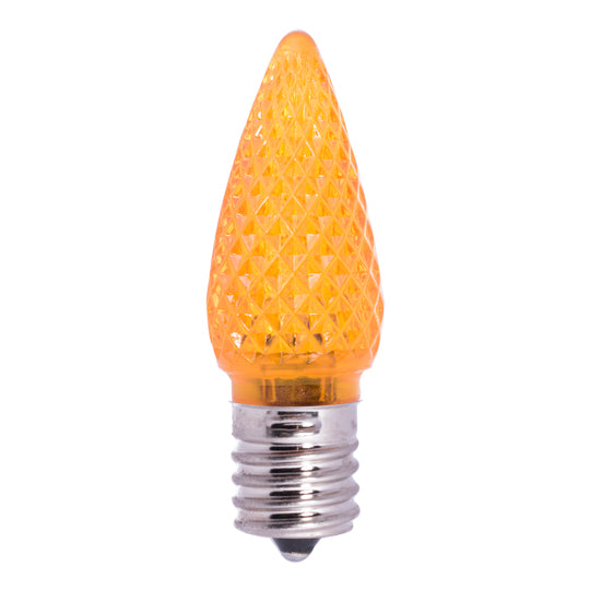 Bulbrite - 0.6 Watts - C9 - E17 Base - 120 Volts - Orange - LED/C9O-25PK