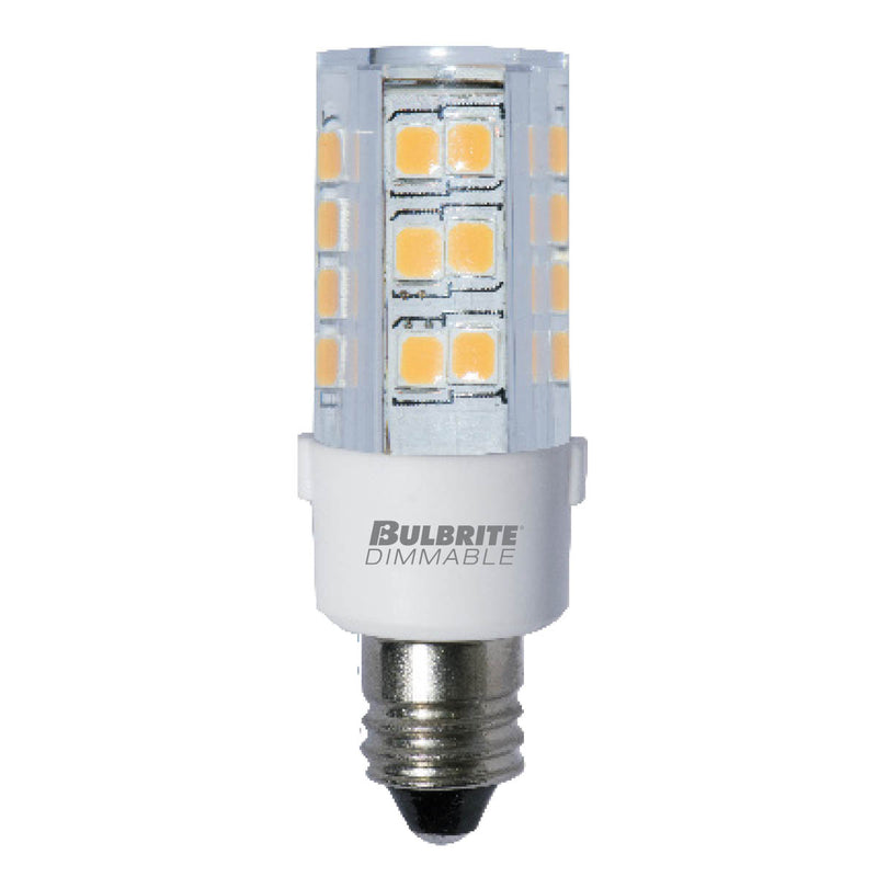 Bulbrite - 4.5 Watts - T4 - E11 Base - 2700KK - 120 Volts - Clear - LED4E11/27K/120/D-2PK