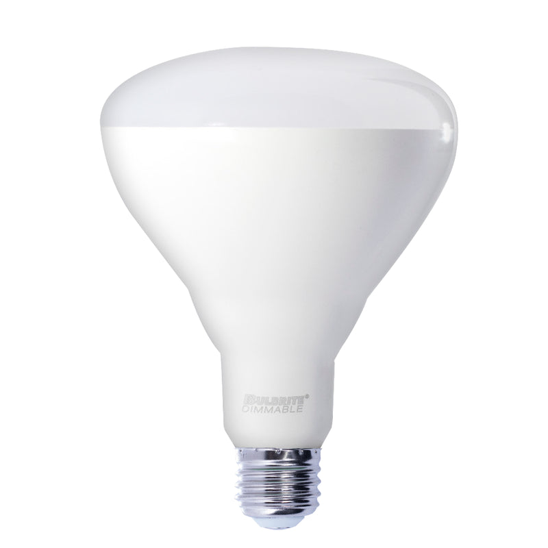 Bulbrite - 15 Watts - BR40 - E26 Base - 3000KK - 120 Volts - FROST - LED15BR40/830/D/4-4PK