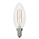 Bulbrite - 4 Watts - B11 - E12 Base - 4000KK - 120 Volts - CLEAR - LED4B11/40K/FIL/D/B-8PK