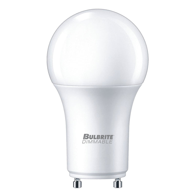 Bulbrite - 1/15/00 Watts - A19 - GU24 Base - 3000KK - 120 Volts - Frost - LED15A19/P100W/930/GU24/J/D-4PK