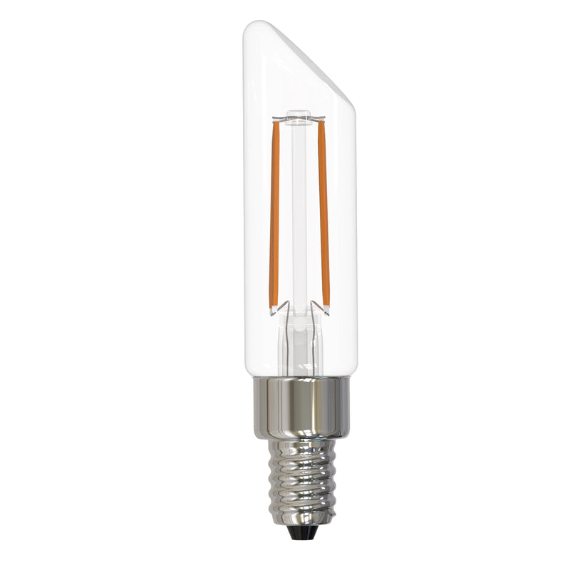 Bulbrite - 4 Watts - T6SL - E12 Base - 2700KK - 120 Volts - Clear - LED4T6SL/27K/FIL/3-4PK