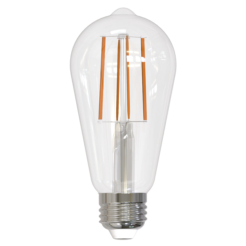 Bulbrite - 13 Watts - ST18 - E26 Base - 2700KK - 120 Volts - Clear - LED13ST18/27K/FIL/3/JA8-4PK