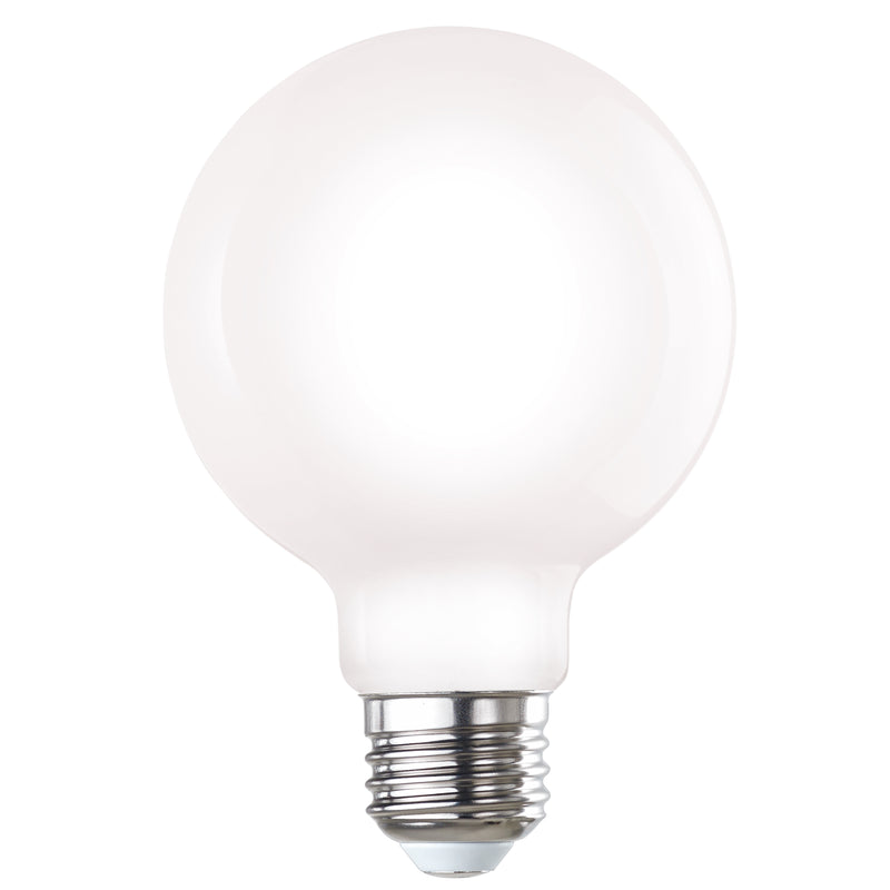 Bulbrite - 7 Watts - G25 - E26 Base - 4000KK - 120 Volts - MILKY - LED7G25/40K/FIL/M/D/B-8PK