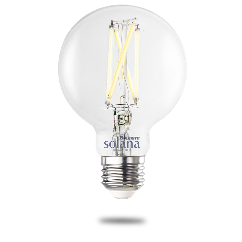 Bulbrite - 8 Watts - G25 - E26 Base - 2200K-6500KK - 120 Volts - Clear - SL8WG25/90/W/CL/2PK