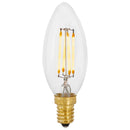 Tala - 4W Watts - C11 - E12 Base - 2500KK - 110-120V Volts - Clear - CAND-4W-2500K-E12-NT-120V