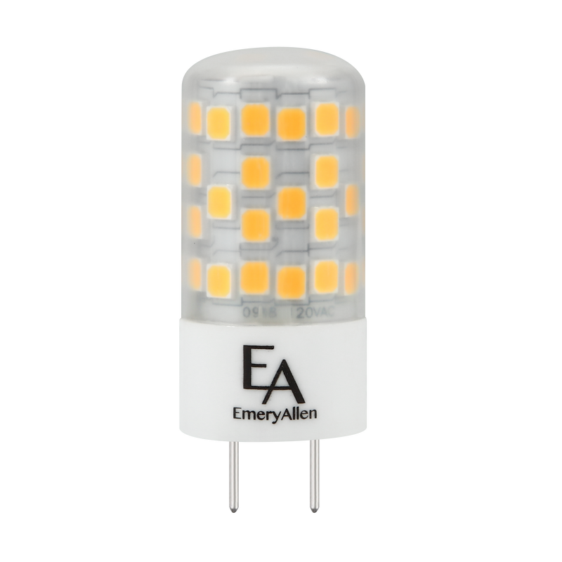 EmeryAllen - 4.5 Watts - Miniature LED -  Base - 2700K - 120V AC Volts - EA-G8-4.5W-001-279F-D