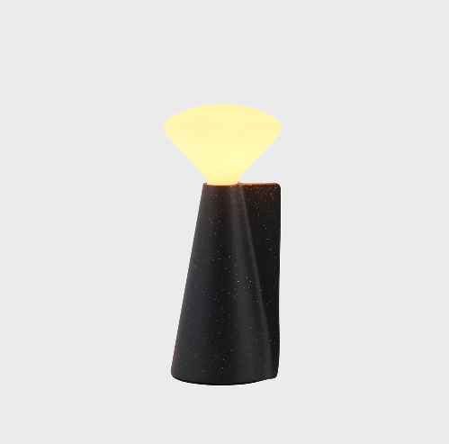 Mantle Portable Lamp in Granite Black