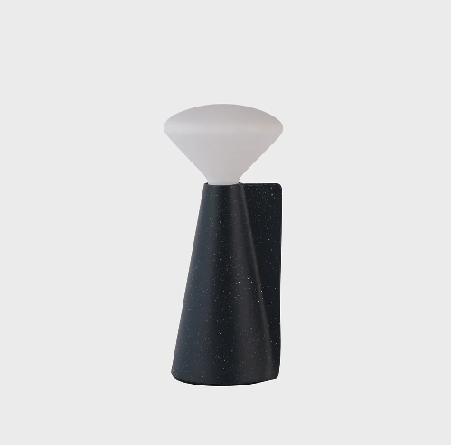 Mantle Portable Lamp in Granite Black