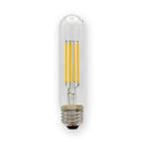 T10 6.5W Clear LED Filament Bulb, 3000K E26 Base
