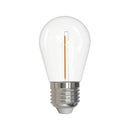 Bulbrite - 1 Watts - S14 - E26 Base - 2700KK - 120 Volts - Clear - LED1S14/27K/FIL/PL-10PK
