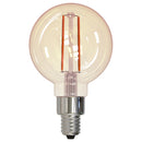 Bulbrite - 2.5 Watts - G16 - E12 Base - 2100KK - 120 Volts - Antique - LED2G16/21K/FIL-NOS/3-4PK