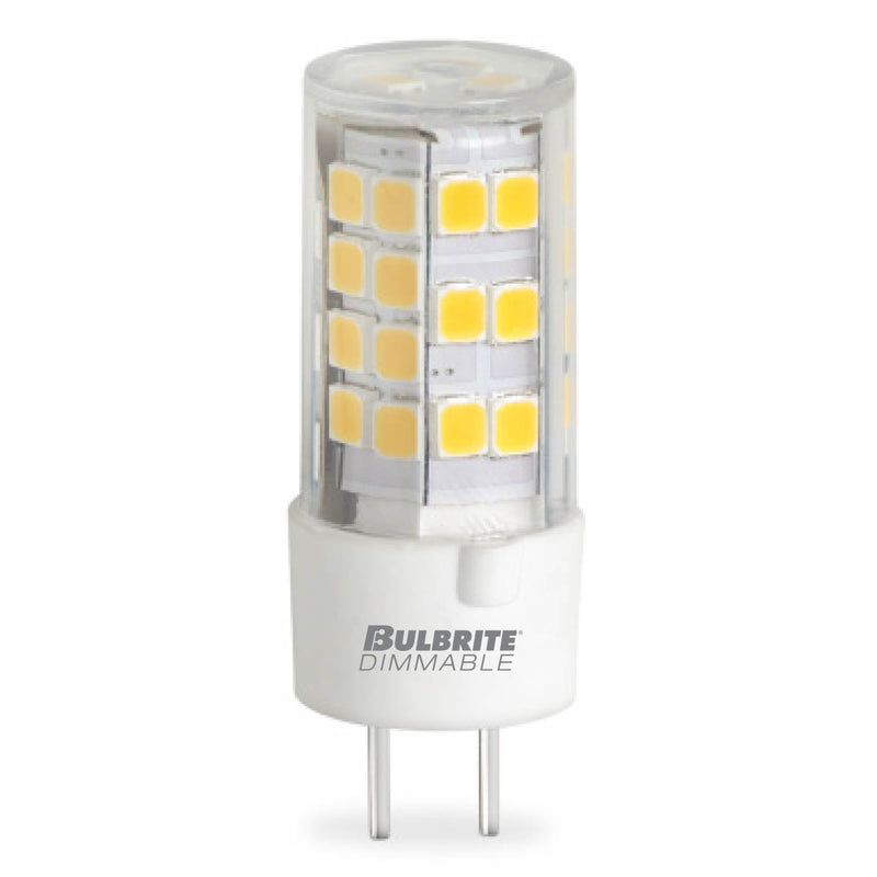 Bulbrite - 5 Watts - T7 - GY6.35 Base - 3000KK - 12 Volts - Clear - LED5GY6/30K/12-2PK