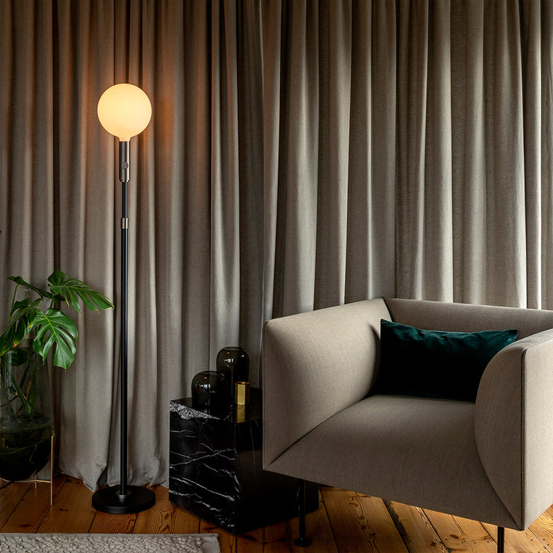 Poise Adjustable Floor Lamp in Graphite