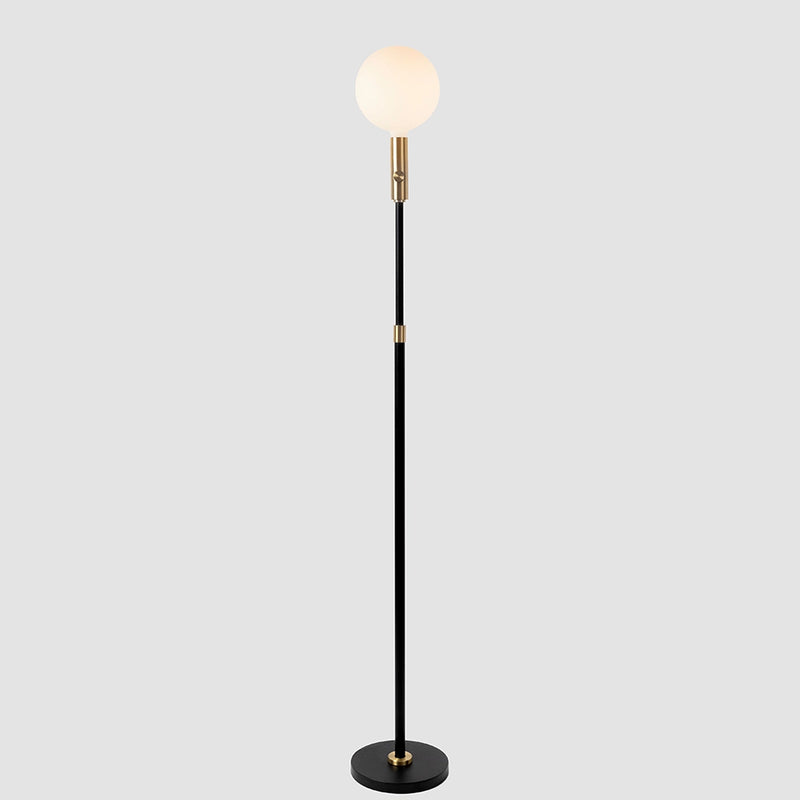 Poise Adjustable Floor Lamp in Brass