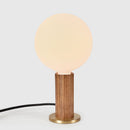 Knuckle Table Lamp Walnut with Sphere IV