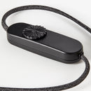 Knuckle Table Lamp Blackened Oak with Sphere IV