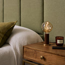 Knuckle Table Lamp Walnut with Voronoi I