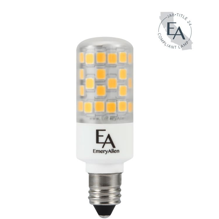 EmeryAllen - 4.5 Watts - T3 -  Base - 3000K - 120V AC Volts - EA-E11-4.5W-001-309F-D