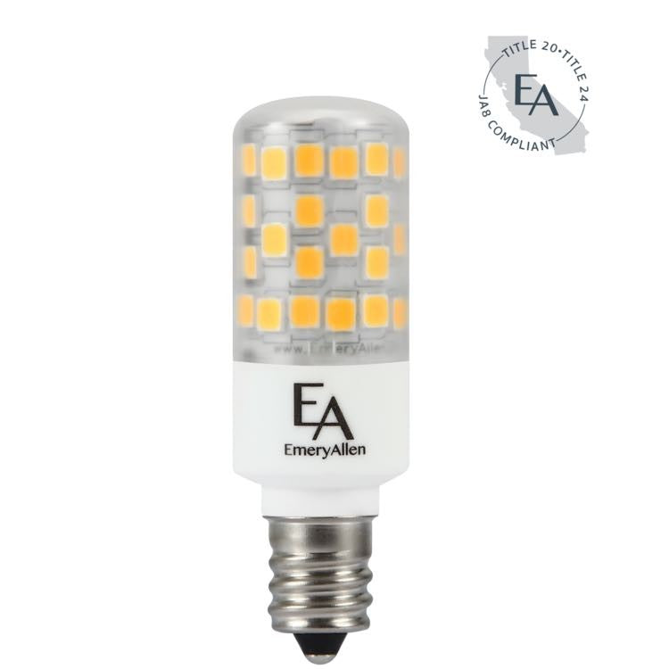 EmeryAllen - 4.5 Watts - T3 -  Base - 4000K - 120V AC Volts - EA-E12-4.5W-001-409F-D