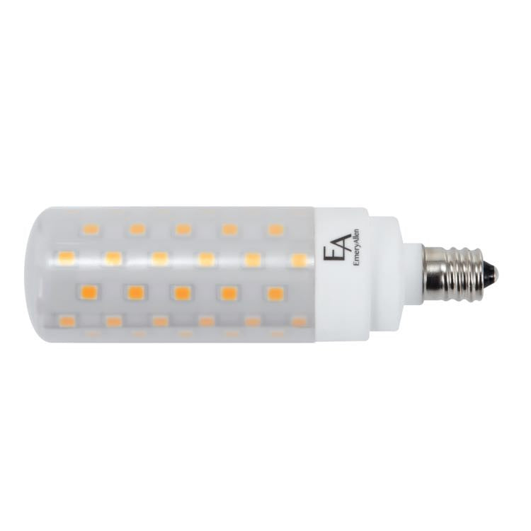 EmeryAllen - 8.5 Watts - Miniature LED -  Base - 3000K - 120V AC Volts - EA-E12-8.5W-001-309F-D